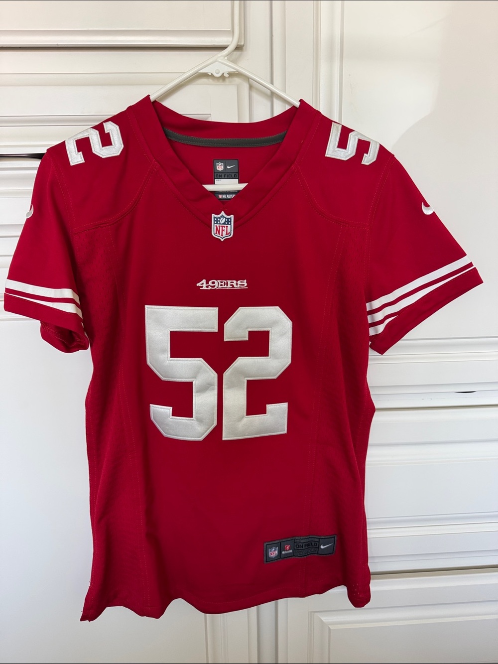 Nike Red San Francisco 49ers Patrick Willis #52 Football Jersey
